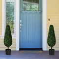 2 Pack 3FT Artificial Tower Topiary Tree UV Resistant Indoor Outdoor